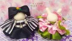 【ちくわR様専用】ドール　赤ちゃん　ドレス　服　桜　蛇　和風