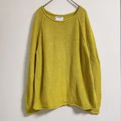 オールドネイビー 【M】コットンニット セーター マスタードイエロー