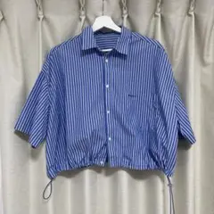 ROPÉ PICNIC ストライプ 半袖シャツ
