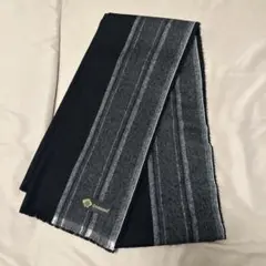 Orobianco マフラー ブラック グレー ストライプ