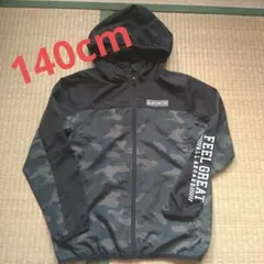 ★No.378★迷彩柄フード付きジャケット★マウンテンパーカー★140cm