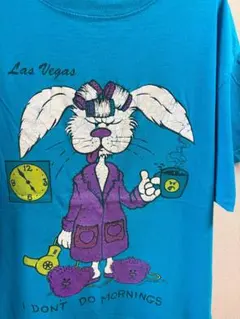 90s USA製 ヴィンテージ Tシャツ うさぎ BUNNY ファンシー 古着のサムネイル