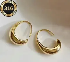 超人気✨Cラインピアス 金アレ対応 ゴールドシルバー サージカルステンレス