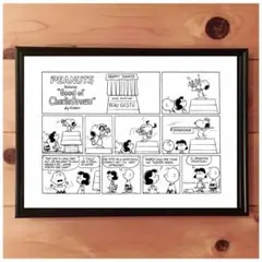 スヌーピー　パペットコミック柄★A4サイズポスター★値下げ可
