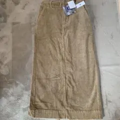 グローバルワーク　コーデュロイ ロングスカートタグ付き未使用