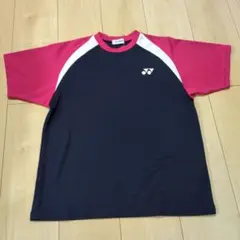 YONEX バドミントン シャツ ネイビー/ピンク SS