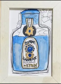 ドローイング水彩アクリル絵画原画抽象画