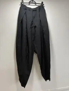BLACK Comme des garçons エステルギャバ ペンギンパンツ - メルカリ