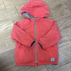 ZARA フード付きオレンジジャケット 12-18ヶ月のサムネイル