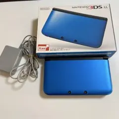 美品 ニンテンドー 3DS LL 本体 ブルー ブラック3dsll 箱付き