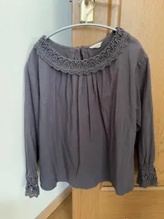 サマンサモスモス レース衿ブラウス