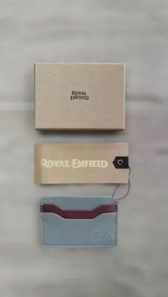 Royal Enfield 純正 レザー カードケース チャコール グレーのサムネイル