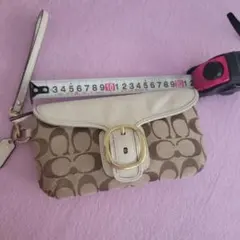 COACH Bleecker flap シグネチャー リストレット ポーチのサムネイル