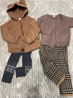 4点まとめ売り ベビー服 子供服 パーカー カーディガン
