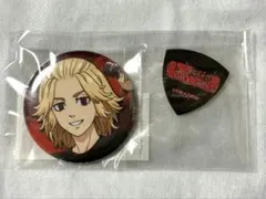 東京リベンジャーズ 東京卍會羅威舞 缶バッジ＆ピック 佐野万次郎