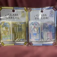 グラスパーラーステッカー ハニーレモンパフェ ソーダパフェ 2点セット クーリア