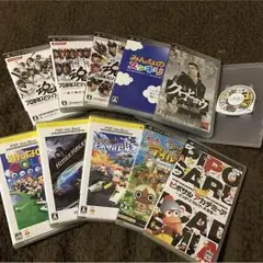 PSP-2000本体、ソフト11本付き