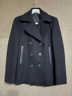 ダブルブレストピーコート ブラック　値下げ！