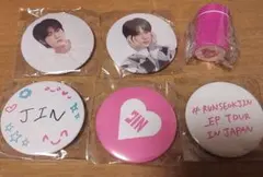 BTS ジン RUNSEOKJIN カプセルトイ ガチャガチャ 缶バッジ