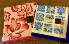 ANNA SUI 花柄ハンカチ2枚セット