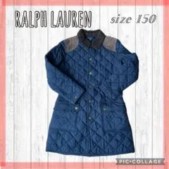 RALPH LAUREN ラルフローレン　キルティングロングコート 150 中綿