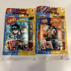 UNO マクドナルド ハッピーセット 緑谷出久 爆豪勝己 2点セット