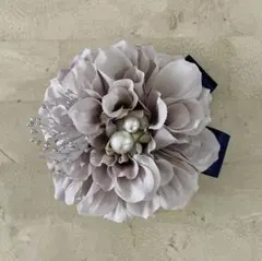 コサージュ/1 ラベンダークリーム　ハンドメイド　卒業式　入学式　セレモニー