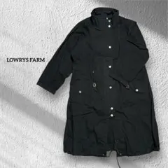 LOWRYS FARM ローリーズファーム　ロングコート　ドロスト付き　L
