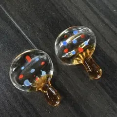 ガラス細工箸置き2個(๑╹ω╹๑ )セット❣️値下げ