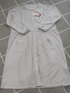 【新品未使用】マタニティパジャマ　ワンピース　L〜LLサイズ　ボーダー柄