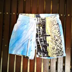 【水陸両用】blue wax ハーフパンツ　匿名配送