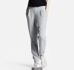 未使用　UNIQLO エアリズム グレー ジョガーパンツ S