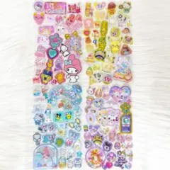 【おすそ分け】平成ファンシー系立体シール ぷくキラチャーム　ウォーターシールのサムネイル