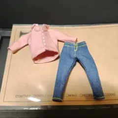 オビツ11　身長調整用　ディーラー様製　シャツ　デニム　ドール服