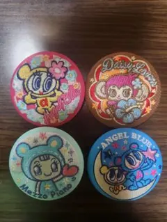 刺繍缶バッジ