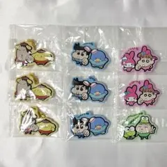 【10点セット】クレヨンしんちゃん サンリオキャラクターズラバーマスコット
