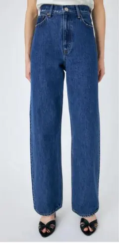 MOUSSY HW 90S STRAIGHT パンツ ブルー 23inch