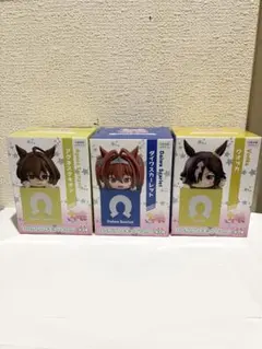 ウマ娘　ひっかけフィギュア　アグネスタキオン　ダイワスカーレット　ウォッカ