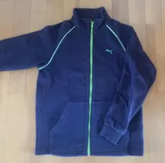 PUMA フリースジャケット 150サイズ ネイビー