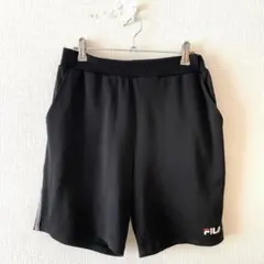 ☆【フィラ】トラックパンツ ジャージハーフパンツ ウエストゴム ポケット有 Lのサムネイル