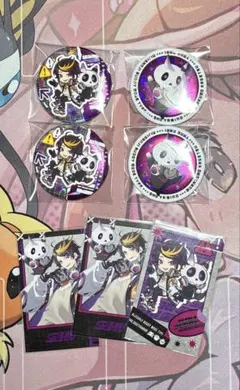 にじさんじ　Buddy Mode 缶バッジ　チェキ風カード　闇ノシュウ　7点