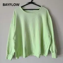 BAYFLOW トップス 長袖 プルオーバー ゆったり