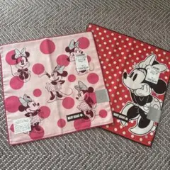 2枚セットMARY QUANT ディズニー ハンカチ ガーゼハンカチ