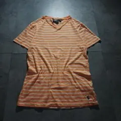 archive Ralph Lauren striped v neck y2k