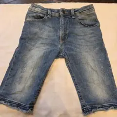 Diesel デニムハーフパンツ フリンジ加工　サイズ10Y　ボトムス