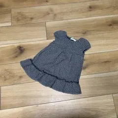 BeBe 》 ベビー服 80サイズ ワンピース 千鳥柄 - メルカリ