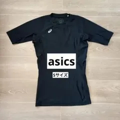 asics ブラック 半袖 アンダーシャツのサムネイル