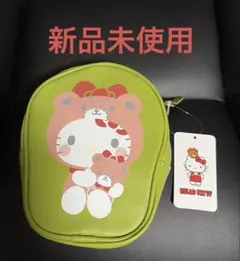 HELLO KITTY グリーンポーチ
