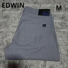 ●【値下げ不可・美品】EDWIN 薄手 ストレッチパンツ 【M・ライトグレー】
