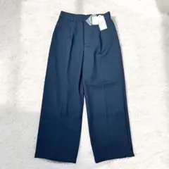 新品未使用タグ付き✨ROPÉ PICNIC ワイドパンツ L ネイビー